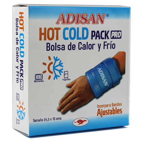 BOLSA DE CALOR Y FRÍO HOT COLD PACK PRO CON BANDAS AJUSTABLES ADISAN