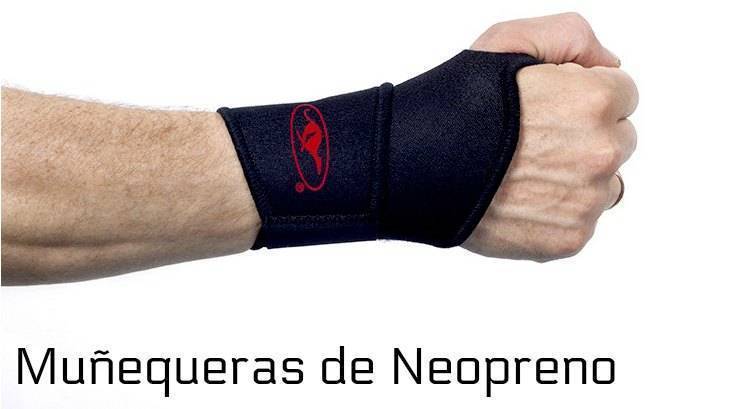 Muñequeras de neopreno vendas